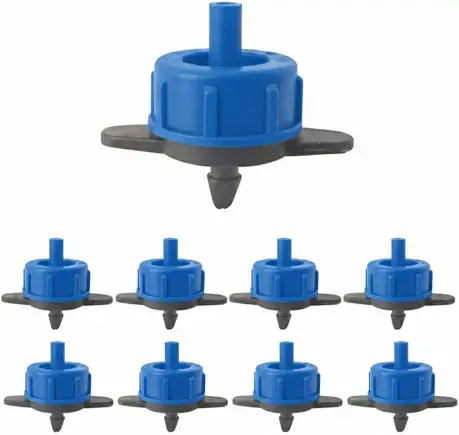 Gotero Autocompensante 8 Litros | Pack 500 Goteros para Riego por Goteo | Goteros Autocompensantes para Riego | Goteros para Riego Macetas | Goteros Autocompensantes 8 l/h | Para Tuberia de Goteo