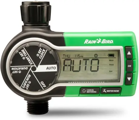 Rain Bird ZA84002 Programador a pilas de grifo digital, 1 salida