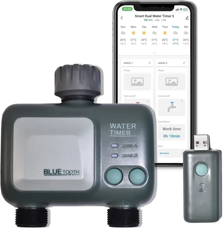 Johgee Temporizador WiFi 2 salidas (IPX5)